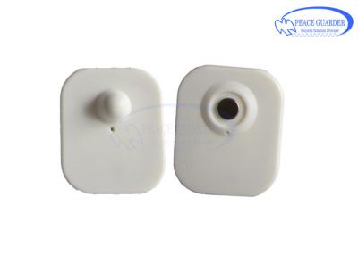 China Steel Pin Waterproof RF Hard Tag White Double Sided Adhesive 68 * 55 Mm for sale