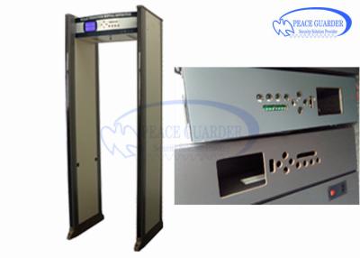 China PC Connected Waterproof Door Frame Metal Detector LCD Screen For Airport Check for sale