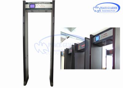 China Battery Backup Walk Through Metal Detector 45 Pinpoint Zones For Embassy Security Check for sale