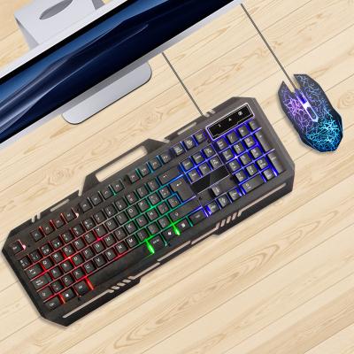 China Mechanical LED Illuminated Multimedia Backlit Gamer Computer RGB Mechanical Gaming Keyboard with 131 Keys for sale