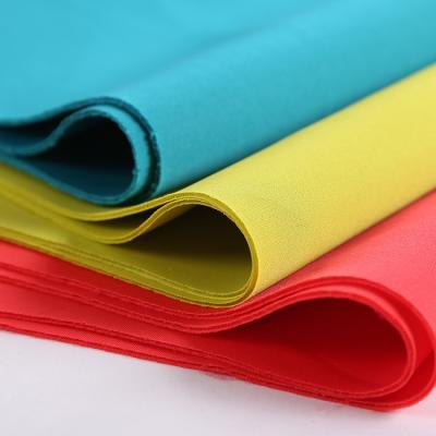 China Factory direct anti static scuba knit fabric polyester spandex for school uniform for sale