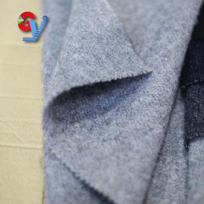 China Sustainable eco-friendly natural material made fabric in wool suits of a style Wool Boucle jacket woolen fabric for sale