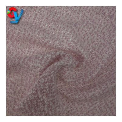 China Cixi factory stretch jacquard sustainable hacci knit sweater fabric for sale