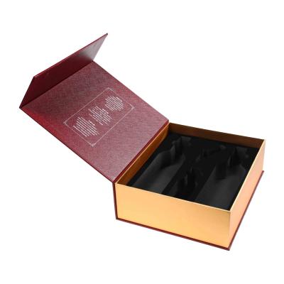 China Recycled Premium Quality Materials Olive Oil Wine Magnet Gift Package Set Custom Printing Rigid Box for sale