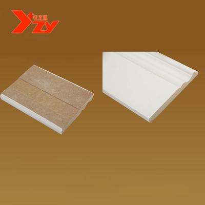 China Modern FCS Certified Factory Price MDF Shaped Skirting Board for sale