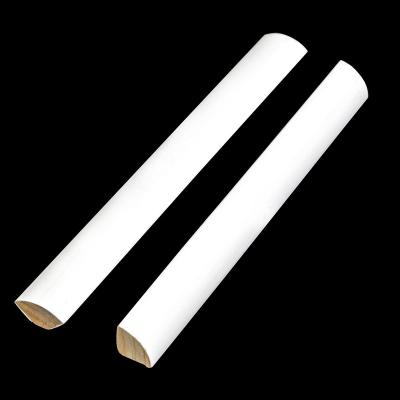 China Modern Hot Sale S3S Gesso Coated Quarter Finger Joint Wood Round for sale