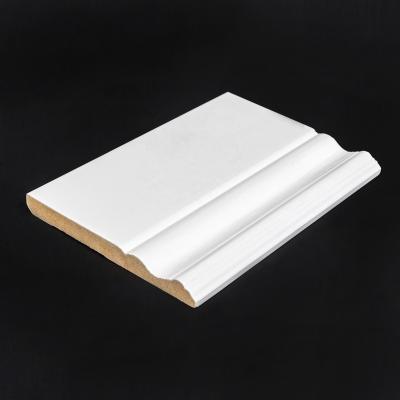 China Modern Cheap Modern Finger Joint Baseboard Molding Wood Baseboard for sale