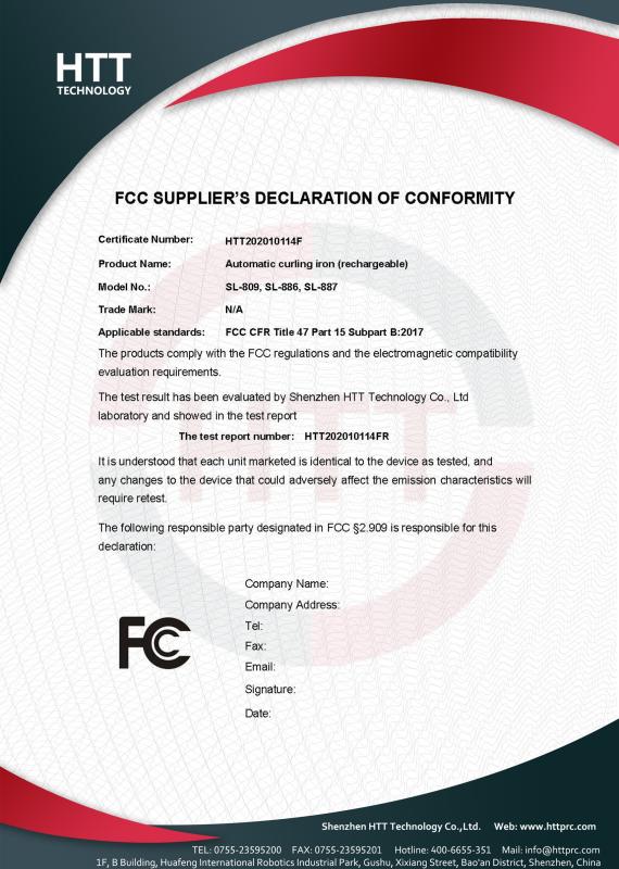 FCC - Shanghai Lulu Technology Co., Ltd.