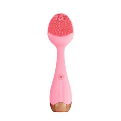 China 2021 New Style Handheld Silicone Sonic Face Cleansing Machine Facial DEEP CLEANING Clean Brush for sale