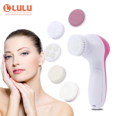 China 2021 Latest Acne Treatment Cleansing Brush Waterproof Rotating Face Brush With 7 Brush Heads For Deep Cleaning for sale