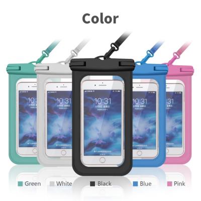 China Cell Phone Shockproof Bags Dry Custom Outdoor Plastic Travel Cell Phone Pouch Diving Waterproof Cell Phone Traveling Bag for iPhone for sale