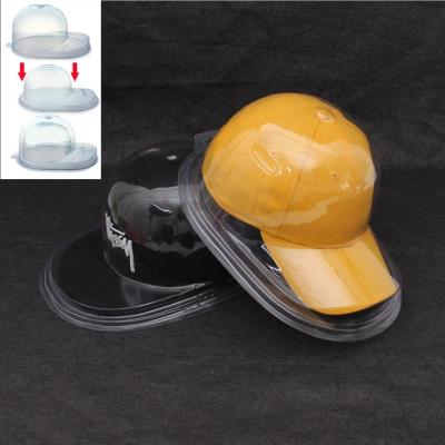 China Wholesale Update Recyclable Packaging Version 2 Pieces Plastic Cap Holder Dustproof Snare Drum Baseball Protector Cap for sale