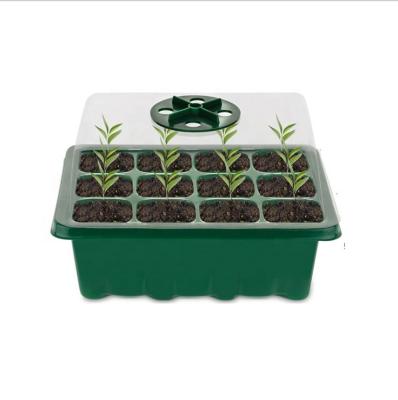 China Recyclable Plastic Breathable Packing Plant Plant Cover Nursery Pot Newly Grow Box 6 Cell 12 Cell Germination Sowing Dish Seedling Tray for sale