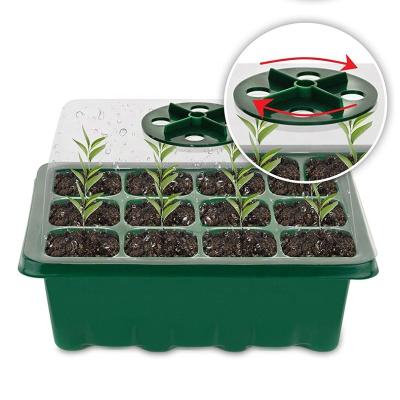 China Wholesale Garden Three Piece Plant Update Thickening Box Nursery Planting Box Nursery Starter Seedling Recyclable Packing Growing Tray for sale