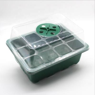 China Seed Incubator Tray Set Plant Starter Kit 6/12-hole Recyclable Seedling Packaging Box With Lid Seedling Trays Seed Starter Box Gardening Supplies for sale