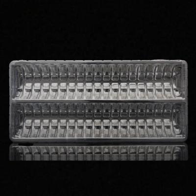 China Recyclable Packaging Hardware Plastic Packaging Blister Insert Tray Plastic Vacuum Blister Stackable Plastic Square Trays For Screws And Tools for sale