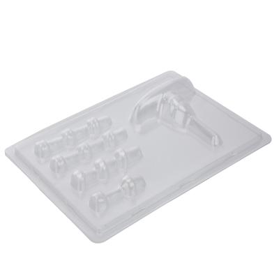 China Eco-friendly Customized Soft Packaging Vacuum Thermoforming Plastic Blister Packaging For Hardware for sale