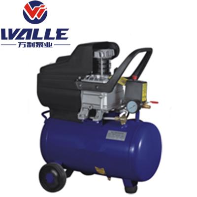 China Directly Supply Industrial Two Cylinder Piston Belt Driven Air Compressor Oil Free Manufacturer Portable Air Compressor for sale