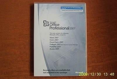 China Microsoft Office Professional 2007 OEM Software With 32bit Or 64bit CD for sale