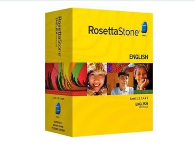 China Rosetta Stone Software 3 English (American) Level 1, 2, 3, 4,5 Set for sale