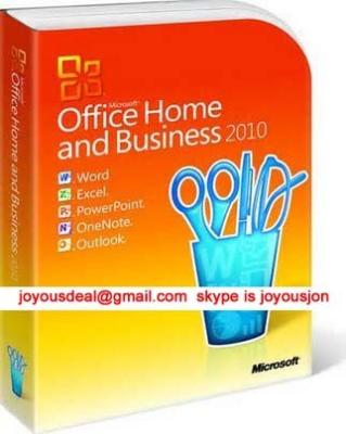 China microsoft office 2010 home and business FPP Software Product Key for sale