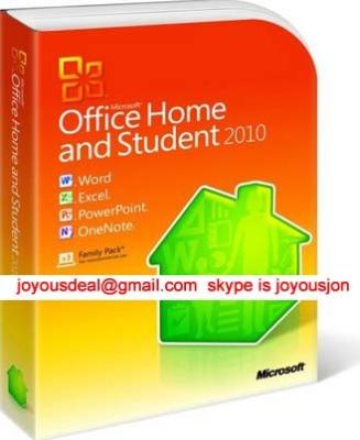 China microsoft office 2010 home and Student FPP Software Product Key for sale