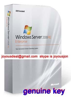 China Genuine Microsoft Windows Server 2008 R2 Enterprise FPP Software Product Key for sale