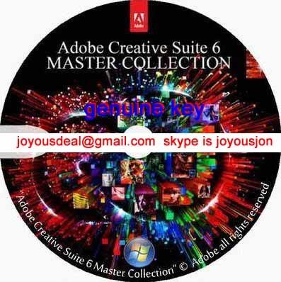 China Software Product Key For Adobe Creative Suite 6 Master Collection for sale