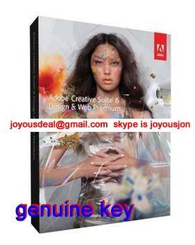 China Software Product Key For Adobe Design Web CS6 , Update Online for sale