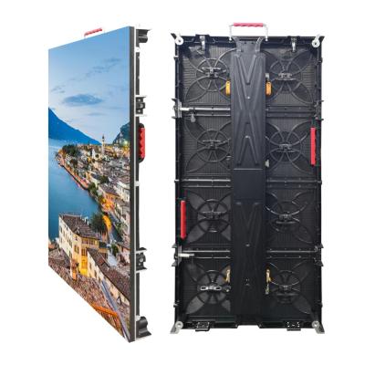 China Hot Sale Indoor Or Outdoor Stage Background 500*1000mm HD P3.91 LED Wall Display Iron Rental Indoor Cabinet For Stage Concert Background LED Screen for sale