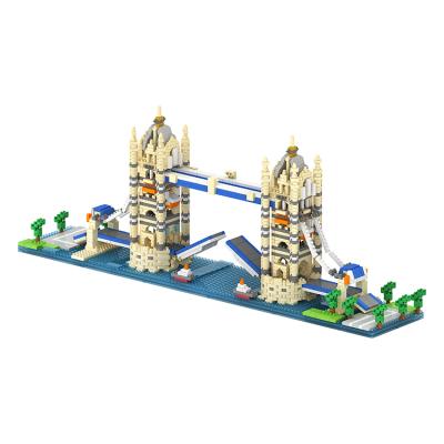 China Construction Toy WL Toys YZ-Diamond Blocks YZ056 Twin Bridges Plastic Building Block for sale