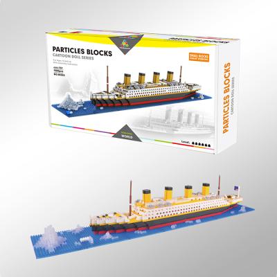 China Construction Toy WL Toys YZ-Diamond Blocks 66503 Titanic Plastic Building Block for sale