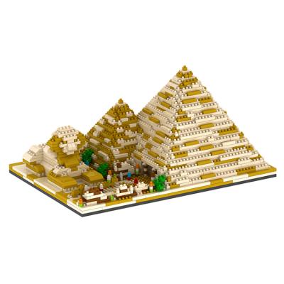 China Construction Toy Horizontal Plane Toys YZ-Diamond Blocks Pyramid Plastic Building Block YZ059 for sale