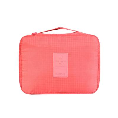 China New Fashion Custom Outdoor Transparent Zipper Packaging PU Make Up Waterproof Cloth Lady Bag Cosmetic Luggage Case for sale