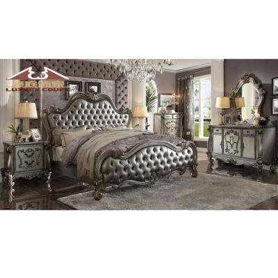 China Luxury Good Quality European Style Bedroom Furniture Sets (Others) Longhao Adjustable Furniture For Home for sale