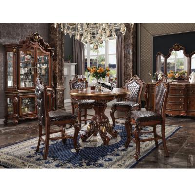 China Longhao Adjustable Furniture French Provincial Luxury Dining Room Set (Others) Antique Furniture for sale