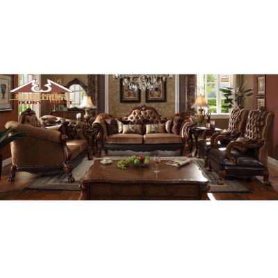 China Longhao Luxury High Quality Classic Living Room Furniture Adjustable Fabric Royal Sofa Sets (Others) for sale