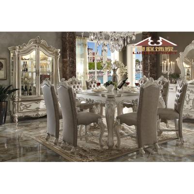 China (Other) Longhao Adjustable Dining Sets Party Event Banquet Luxury Dining Table for sale