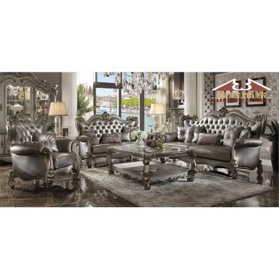 China (Others)Longhao Adjustable Luxury European Living Room Sofa Set Furniture for sale