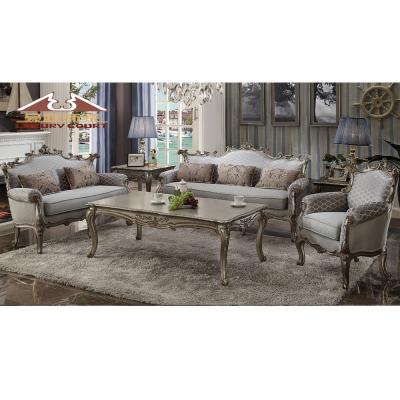 China (Other) Longhao antique furniture king throne European classic adjustable living room sofa set with chaise lounge for sale