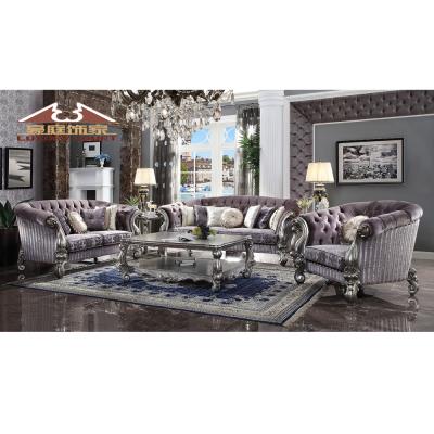 China Best Selling Longhao Solid Wood Luxury Sofa (Other) Adjustable Set Furniture For Living Room for sale