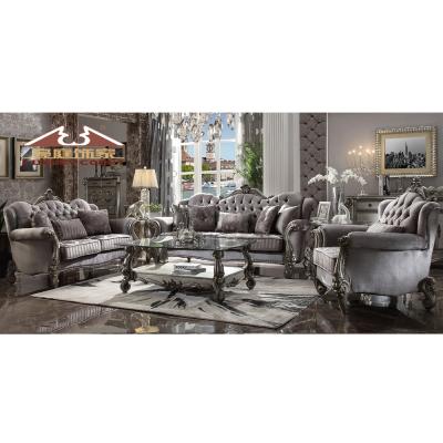 China (Others) Longhao Adjustable Antique Classic Luxury Living Room Sofa Set Furniture for sale