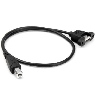 China Other Panel Mount Hot Selling USB Security Screw-in Extension Cable With Mini B Male Printer USB Cable for sale