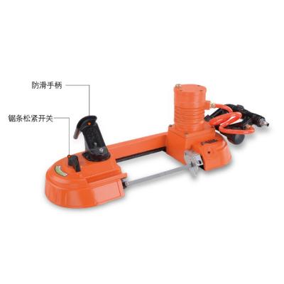 China Stainless Steel Hand Held Low Speed ​​Metal/Wood Variable/Electric Portable Saw Machine Steel Cutting Band Saw for sale