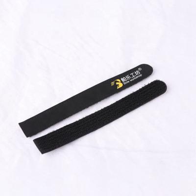 China Good Quality Smooth Soft Thin Cable Tie Hook And Buckle Strap Viable Wholesale Customized for sale