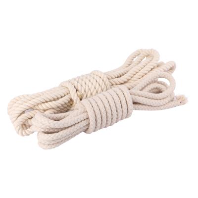 China Recycle 100% Natural Cotton Rope Recycled Wholesale Braided Rope Cotton Rope For Packaging for sale