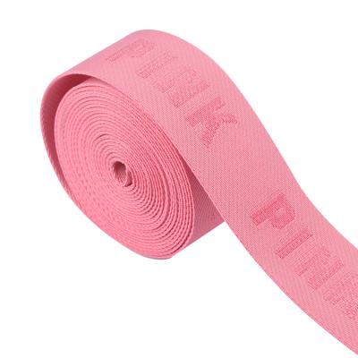 China Polyester Viable Custom Band Adjustable Webbing High Quality Custom Jacquard Webbing for sale