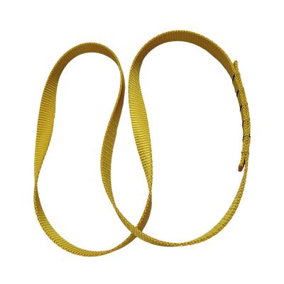 China 18mm 25mm Width Seat Belt Flat Inclined Belt Outdoor Climbing High Tensile Polyester / Webbing Nylon Sling for sale