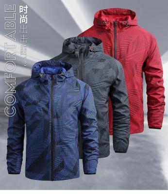 China QUICK DRY Waterproof High Quality Camouflage Zipper Men's Windproof Outdoor Hooded Jacket for sale