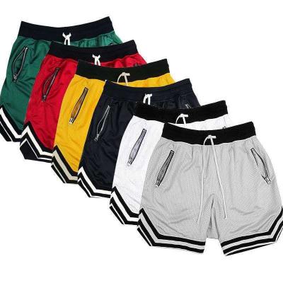 China 2022 Wholesale Fashion Sports Shorts QUICK DRY Custom Made Mens Mesh Basketball Shorts for sale